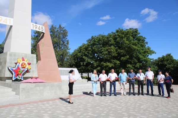 В Ленинском районе прошло памятное мероприятие, посвящённое Дню памяти и скорби