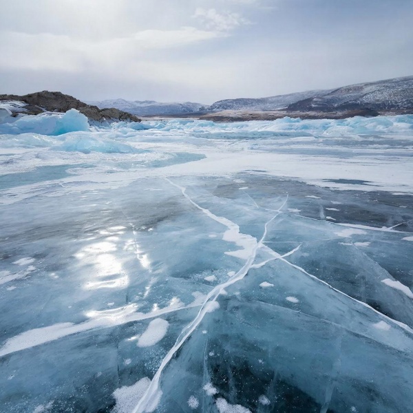 Необычное явление в Чёрном море: у берегов Крыма появилось гигантское ледяное поле