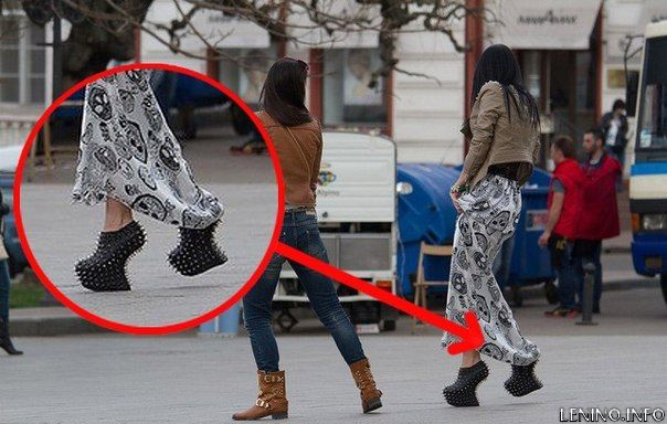 Одесситка в обуви Леди Гаги взорвала Интернет