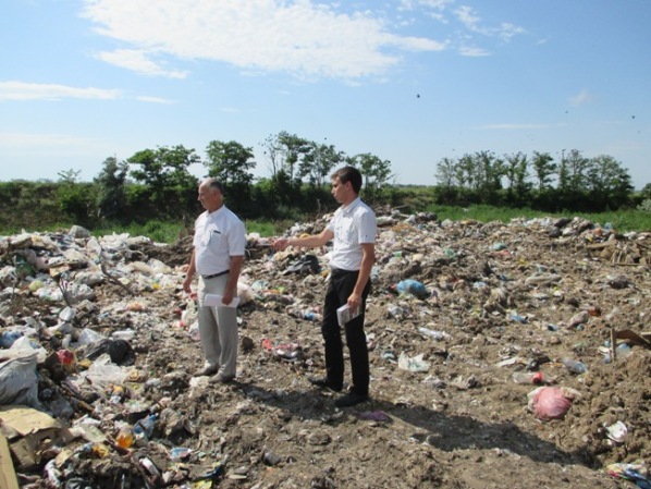 Осуществлён выезд на объекты удаления отходов в пгт Ленино и с. Приозёрное