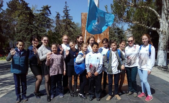 В Ленинском районе состоялся старт Всероссийской Акции "Георгиевская ленточка"