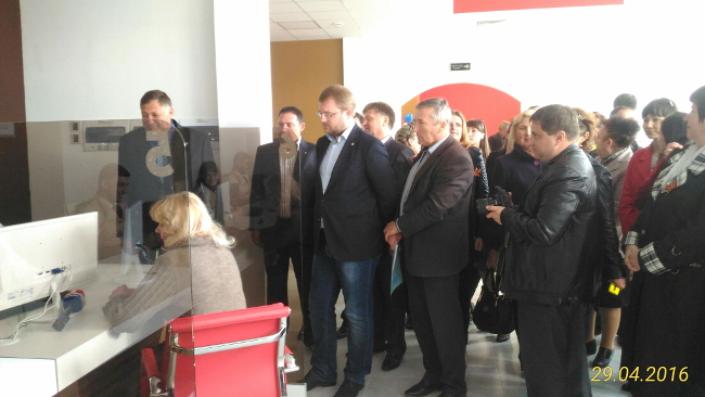 в Ленинском районе прошло торжественное открытие Многофункционального центра