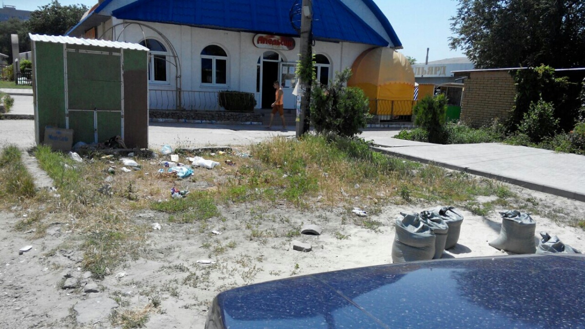 Москвичи о пляжах в Щелкино: Состояние городского пляжа ужасающее