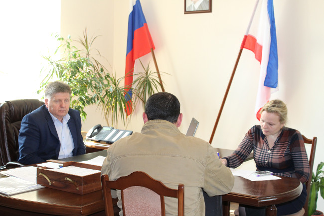 Александр Мачусский провел очередной прием граждан