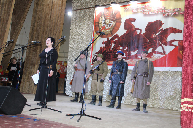 В РДК «Горизонт» состоялась военно-патриотическая встреча поколений «Мы Армия страны. Мы Армия народа. Бессмертный подвиг наш история хранит»