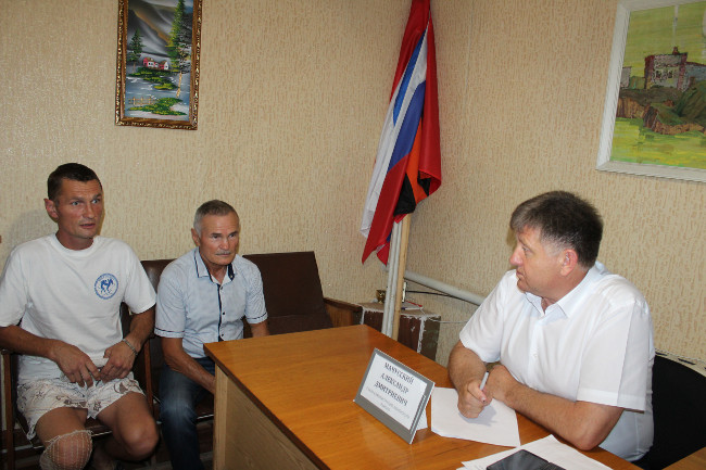 Александр Мачусский провел выездной прием граждан в Заветненском сельском поселении