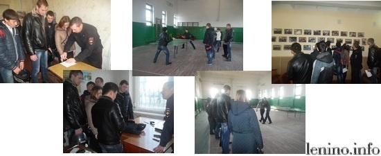 В Ленинском районе студенты познакомились со спецификой службы в полиции