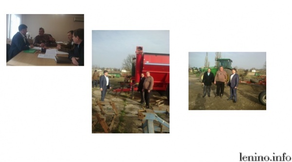 СП «ЗОЛОТОЙ КОЛОС» ПОСЕТИЛ ГЛАВА АДМИНИСТРАЦИИ ЛЕНИНСКОГО РАЙОНА