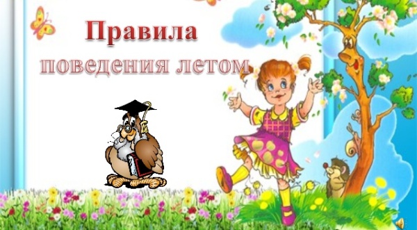 Безопасность детей в летний период