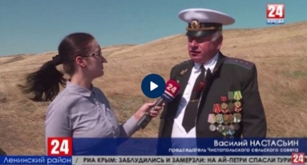 В Ленинском районе открыли памятник защитнику Крыма Дмитрию Андрееву