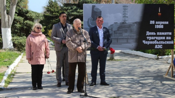 В городе Щёлкино Ленинского района почтили память жертв Чернобыльской АЭС