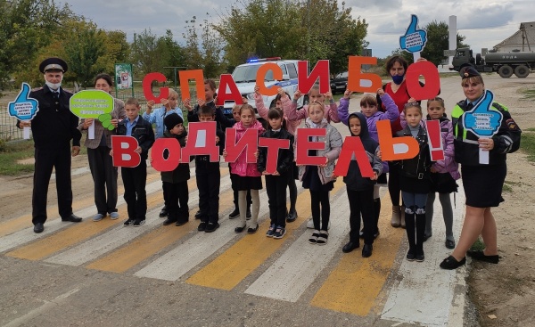 ​Госавтоинспекторы и юные участники дорожного движения присоединились к Всероссийскому челленджу #ВижуГоворюСпасибо