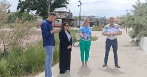 Захар Щегленко посетил набережную города Щёлкино в рамках обращения на имя Главы Республики Крым