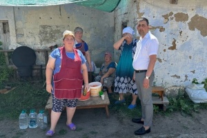 Амет Абильвапов посетил село Приозёрное