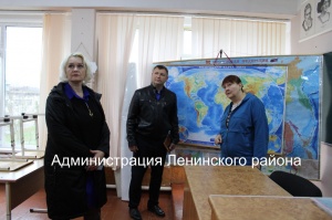 Игорь Крутьков посетил МБОУ СОШ № 1 пгт Ленино и школу в селе Останино