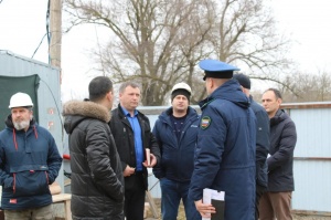 Рабочая поездка на стройплощадку многоквартирного дома в пгт Ленино