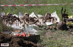 Братскую могилу советских солдат нашли под Щелкино