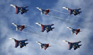 На полигоне Чауда в Ленинском районе "Стрижи" и "Русские витязи" устроят воздушное шоу