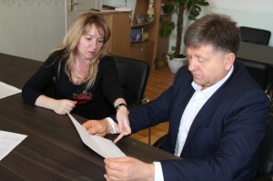 Глава Администрации Ленинского района с рабочим визитом посетил Государственное учреждение – Управление Пенсионного фонда РФ в Ленинском районе РК
