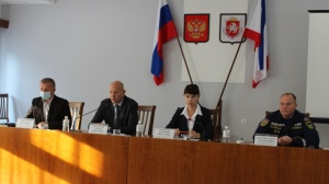В Ленинском районе проходит штабная тренировка по отработке действий при ликвидации последствий ЧС
