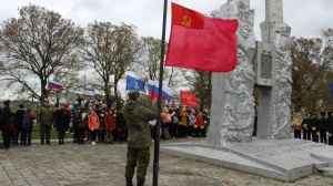 Дорогой памяти: в Ленинском районе прошел автопробег, посвященный 78-й годовщине освобождения Ленинского района от немецко-фашистских захватчиков