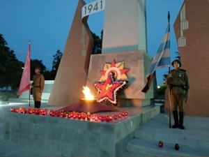 В Ленинском районе прошли памятные мероприятия, посвященные Дню памяти и скорби