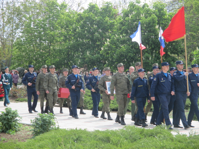 В Ленинском районе состоялся митинг-реквием «Прими, солдат, поклон земной»