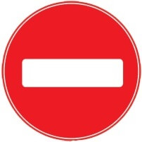 Знак 3.1 «въезд запрещен»