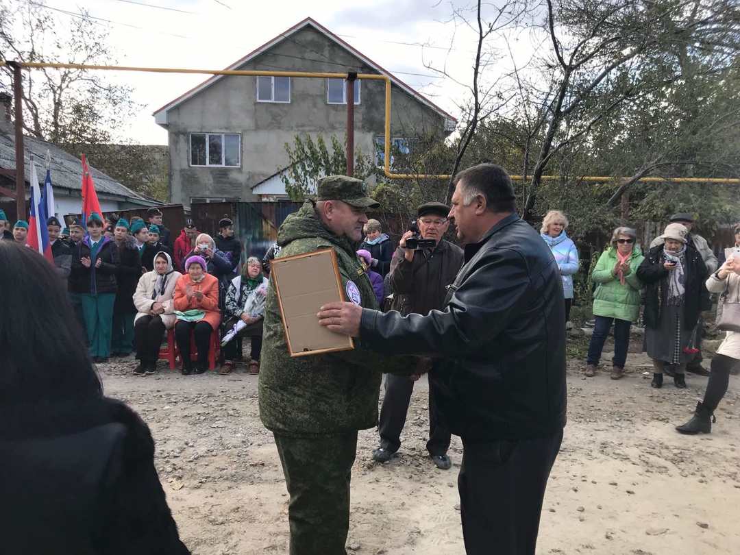 Состоялось открытие мемориальной доски в честь воина-интернационалиста Манченко Альберта Владимировича