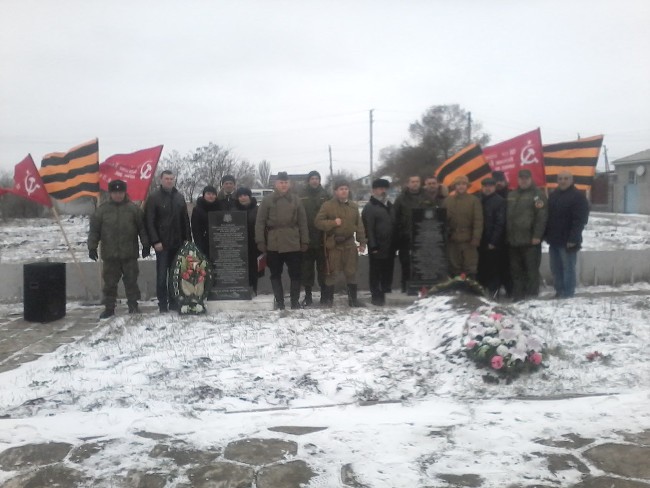 прошел митинг, посвященный 100-летию образования рабочее крестьянской Красной армии и вооружённых сил Российской Федерации