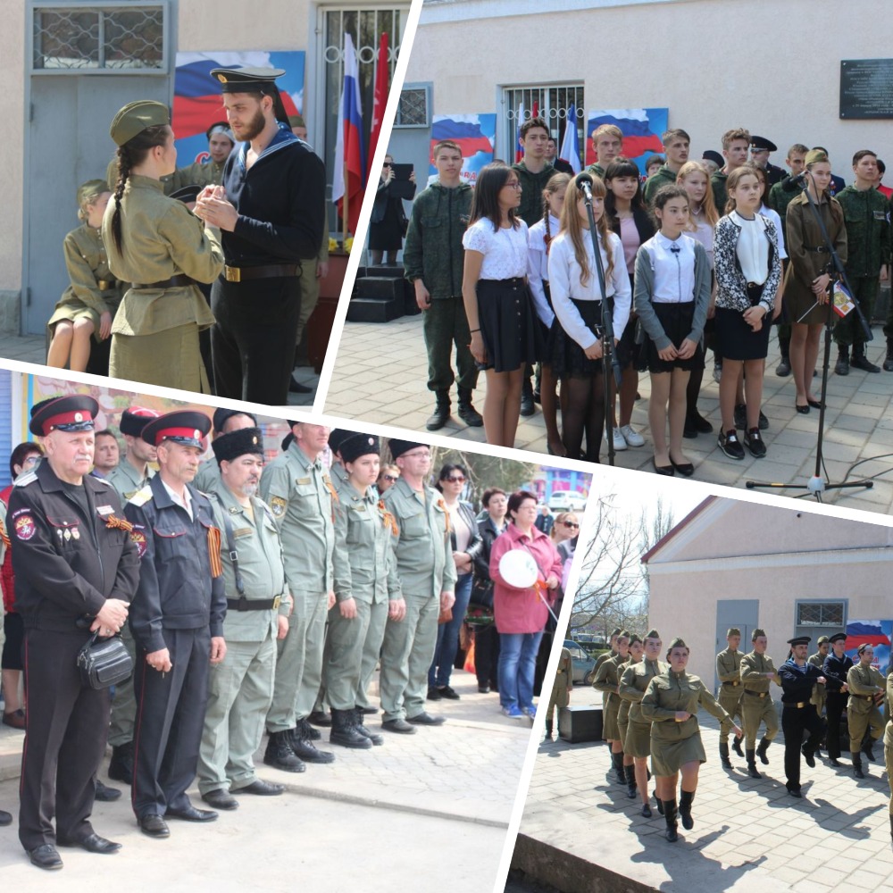 На привокзальной площади станции «Семь Колодезей» состоялись торжественные мероприятия, посвященные 75-й годовщине освобождения Крыма от фашистских захватчиков