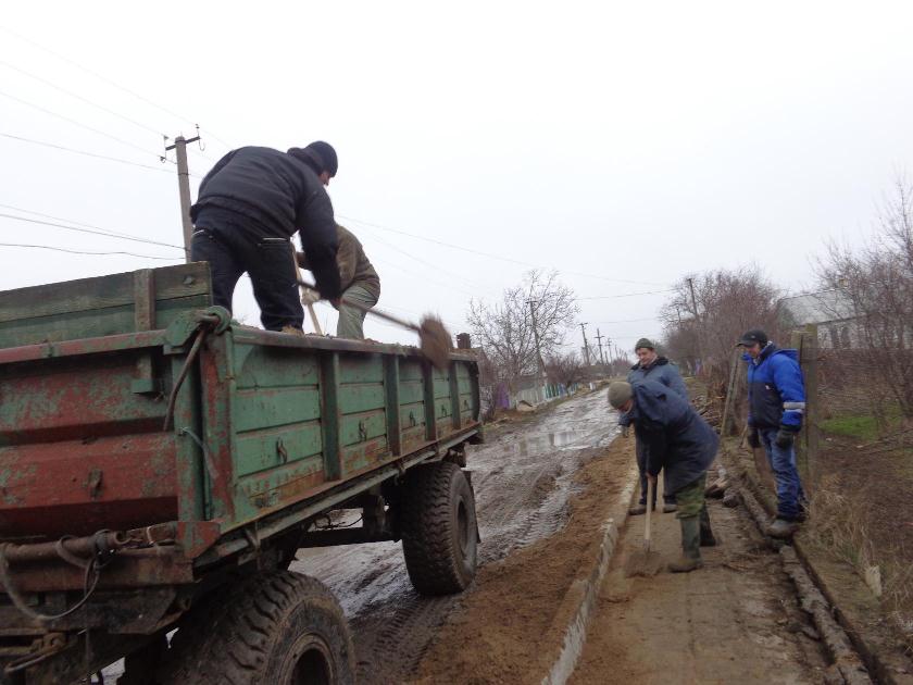 Акция по благоустройству села Останино